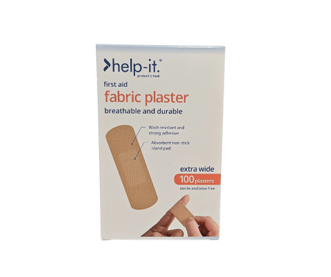 Help-It Fabric Extra-Wide Plasters X100