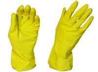 Rubber Gloves Silver Lined