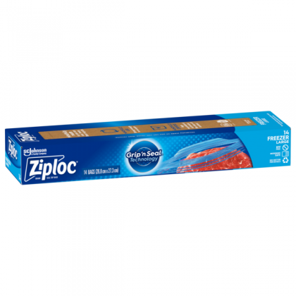 Ziploc Freezer Bag Large 14 Pack