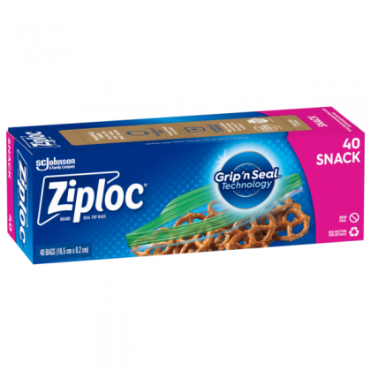 Ziploc Snack Bag 40 Pack