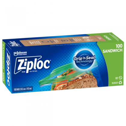 Ziploc Sandwich Bag 100 Pack