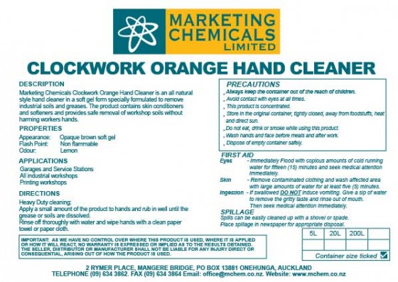 Clockwork Orange 20L