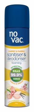 No Vac Carpet Sanitiser & Deodoriser - Vanilla 418g
