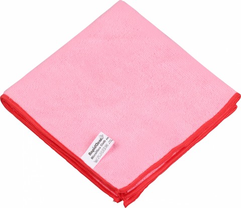 Rapidclean Microfibre Cleaning Cloth - Red