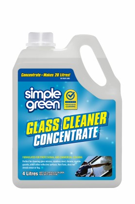 Simple Green Glass Cleaner Concentrate 4L