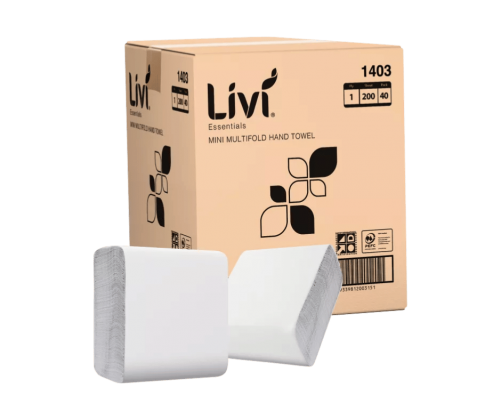 Livi Essentials Mini Multifold Hand Towel - 1403