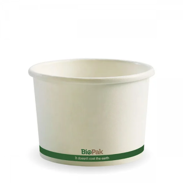 Biobowl 550ml/16oz White X25
