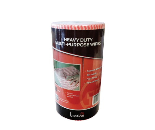Bastion Heavy Duty Cloth Roll Red - 90 Sheets