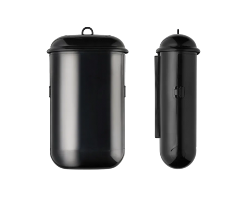 Pod Petite Manual Sanitary Bin Black
