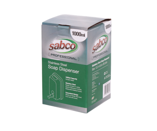 Sabco Stainless Steel Soap Dispenser 1L